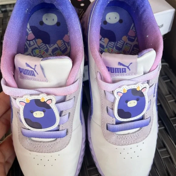 Puma Kids Sneakers - White and Purple - Picture 3 of 4